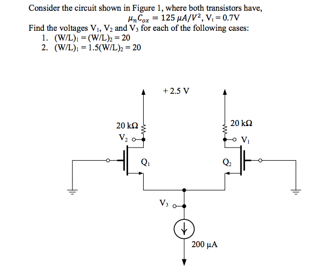 Solved Consider The Circuit Shown In Figure 1, Where Both | Chegg.com