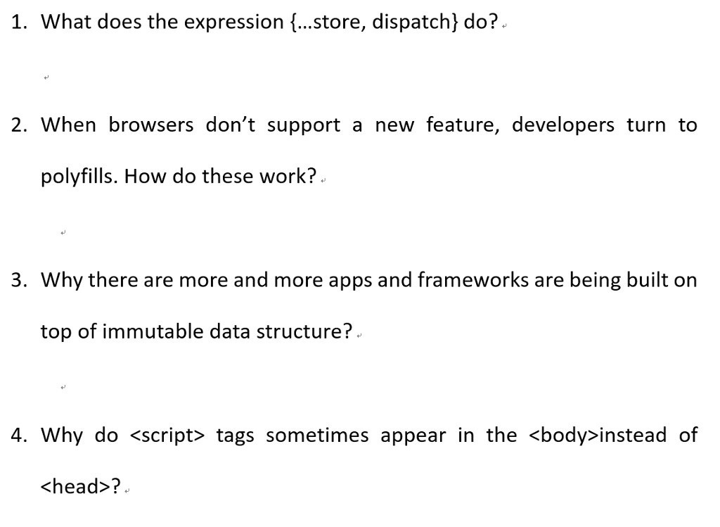 Solved 1 What Does The Expression store Dispatch Do Chegg