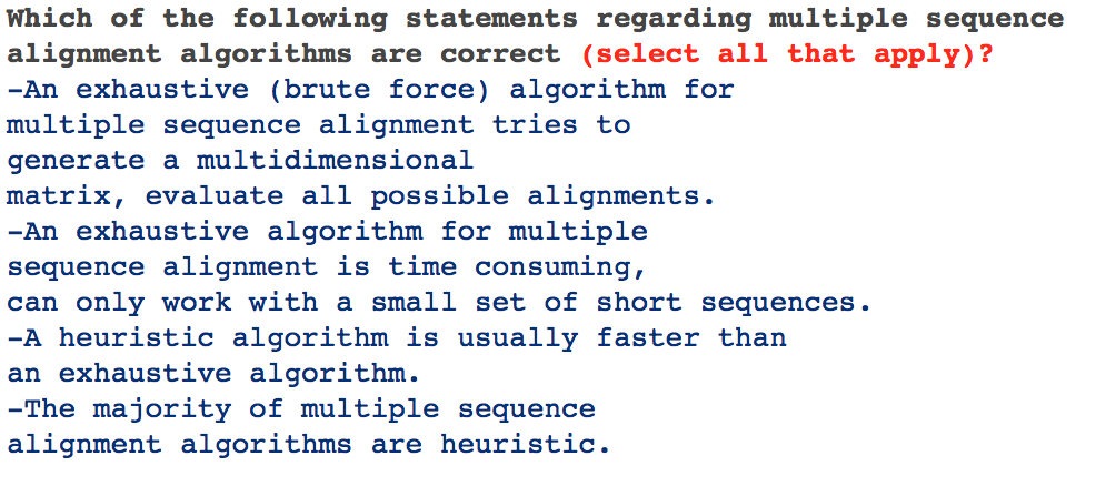 Solved Which of the following statements regarding multiple | Chegg.com
