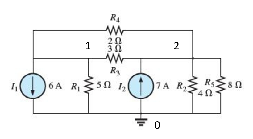 Solved Using nodal analysis, find: (a) the voltage V12; (b) | Chegg.com