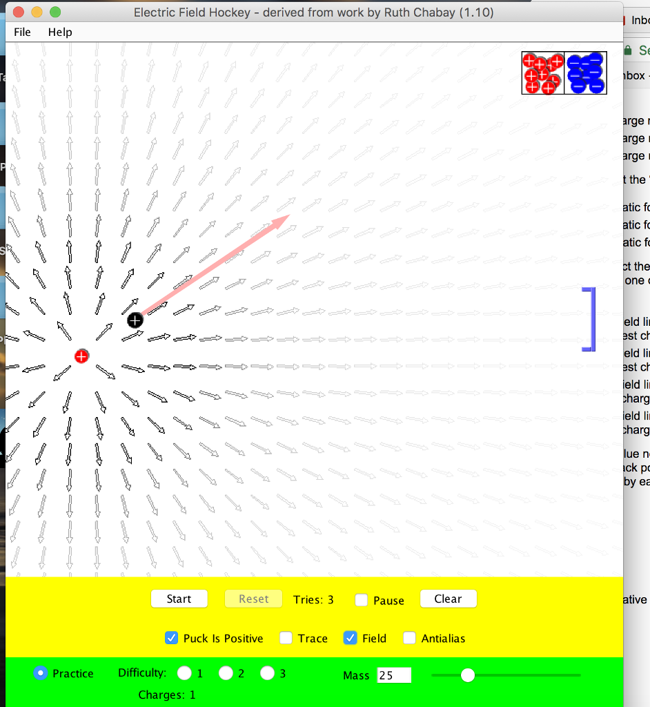 Solved Electric Field Hockey derived from work by Ruth