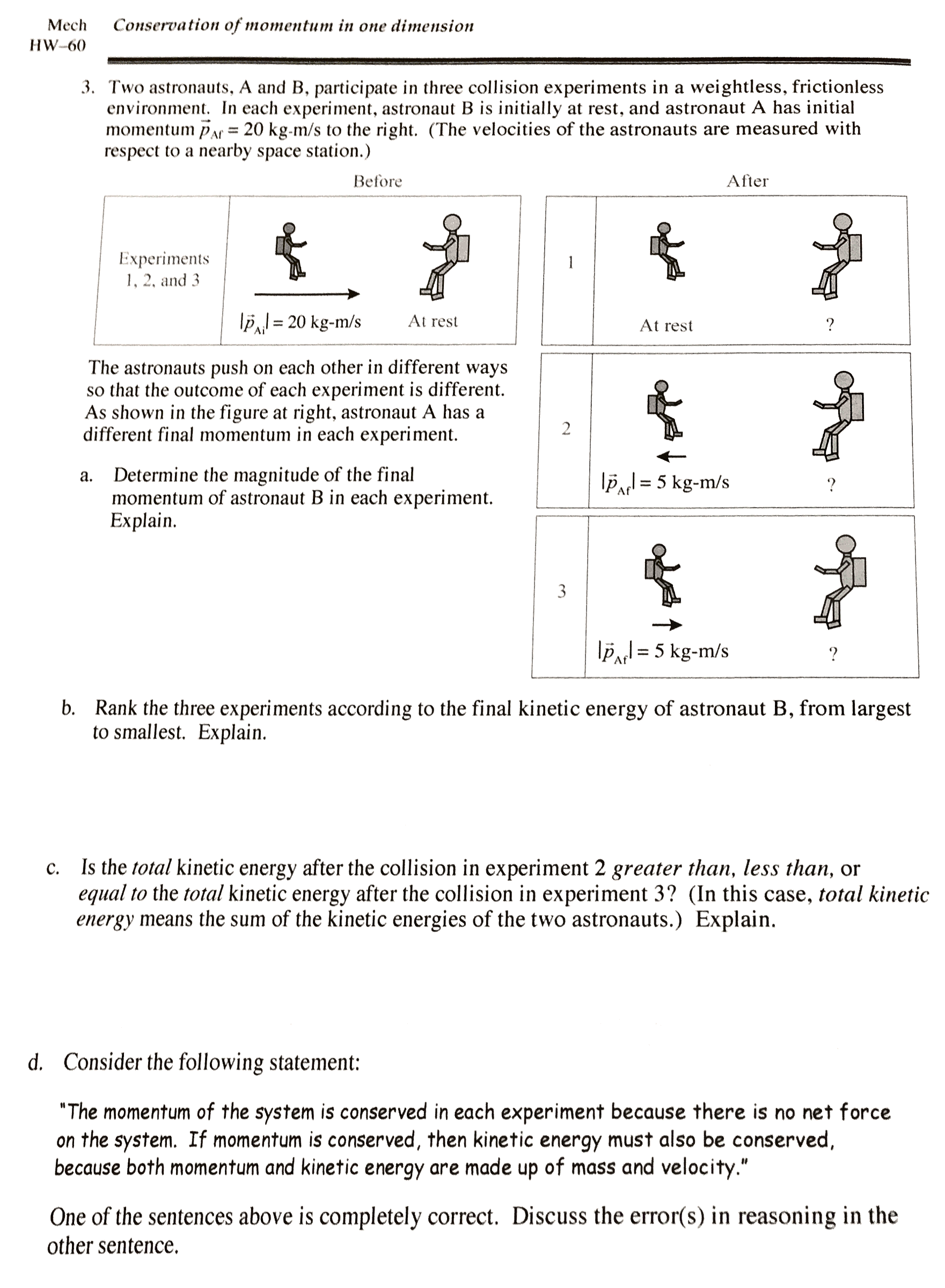 Conservation Of Momentum Worksheet - Kid Worksheet Printable