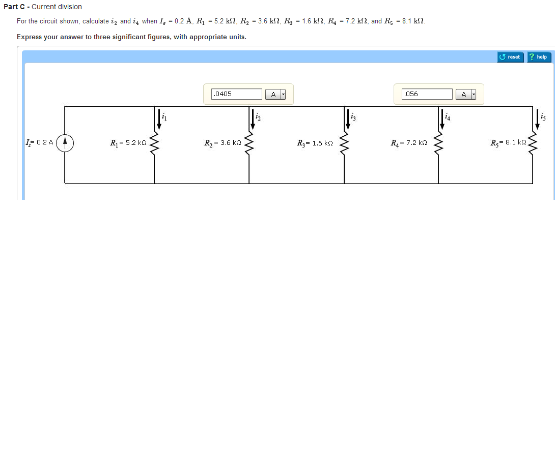 Solved For The Circuit Shown, Calculate I2, I3, I6, And Is, 42% OFF