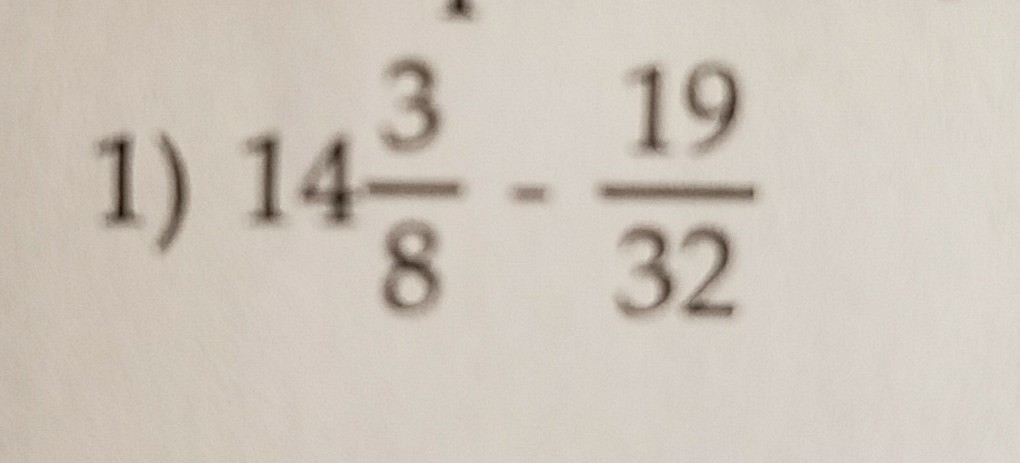 Solved 1 143- 132 1) 14 8 32 | Chegg.com