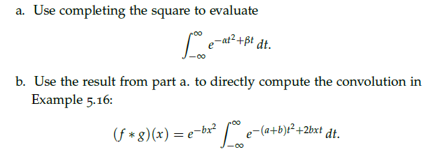 Directly Compute The Convolution Of Two Gaussian | Chegg.com