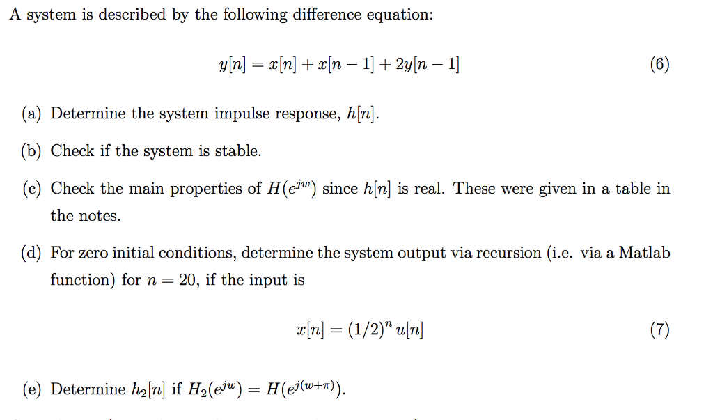 solved-a-system-is-described-by-the-following-difference-chegg