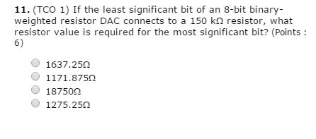 Solved If the least significant bit of an 8-bit | Chegg.com
