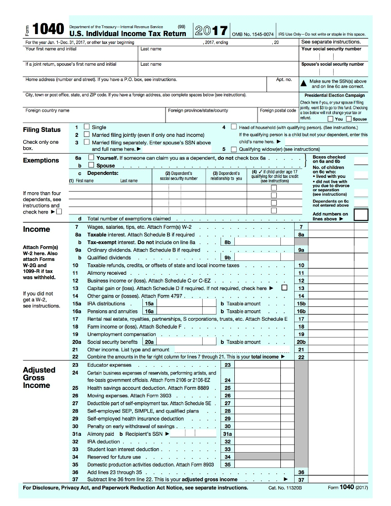 Tax Project Required: Use the following | Chegg.com