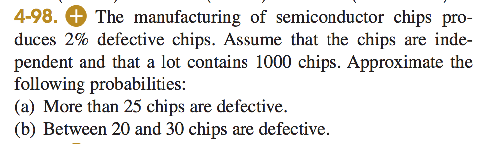 Solved The Manufacturing Of Semiconductor Chips Produces 2 Chegg Solved The Manufacturing Of Semiconductor Chips Produces 2 Chegg