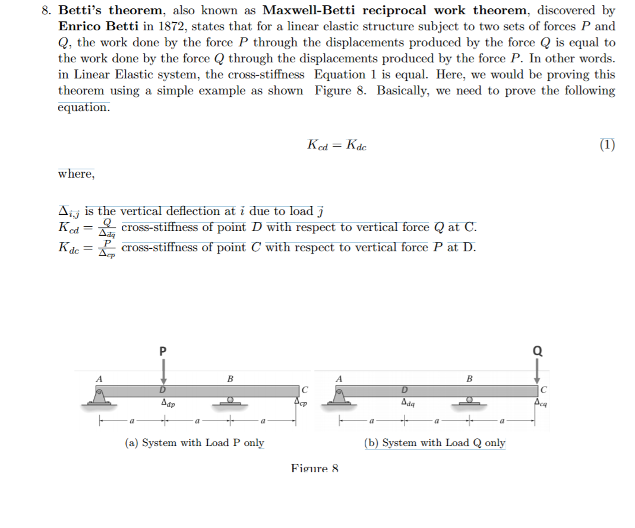 Solved Bette's theorem, also known as Maxwell-Bette | Chegg.com