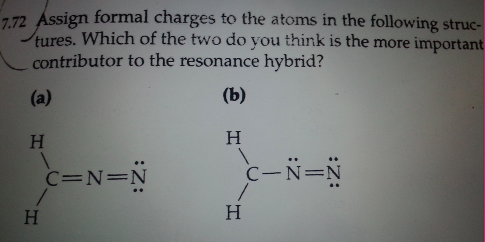 Solved Assign formal charges to the atoms in the following | Chegg.com