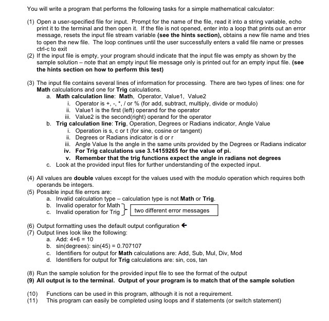 Solved C++ programming | Chegg.com