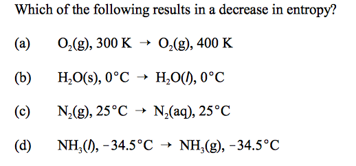 Solved Which of the following results in a decrease in | Chegg.com