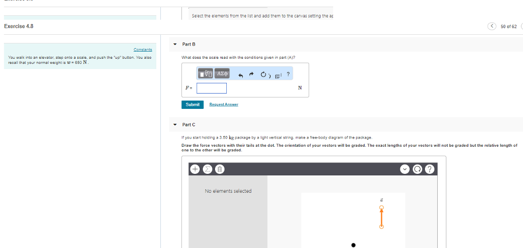 Solved You walk into an elevator, step onto a scale, and | Chegg.com