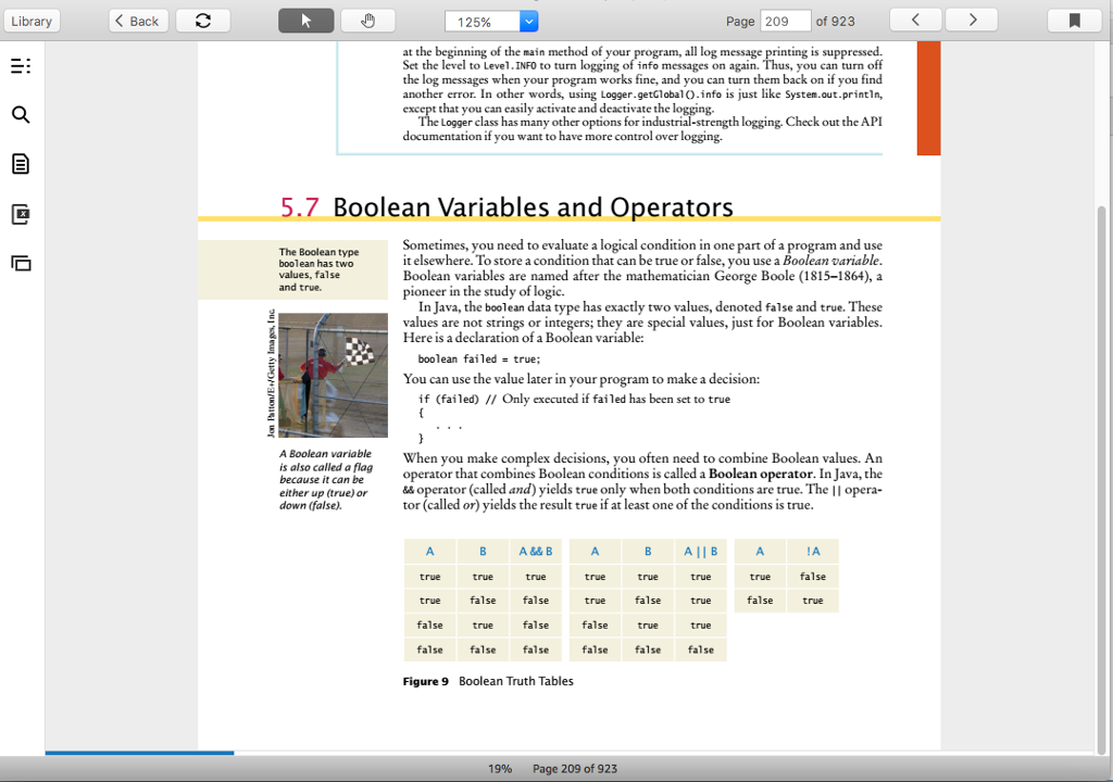 Solved must be in java Using the truth tables on page 209 | Chegg.com