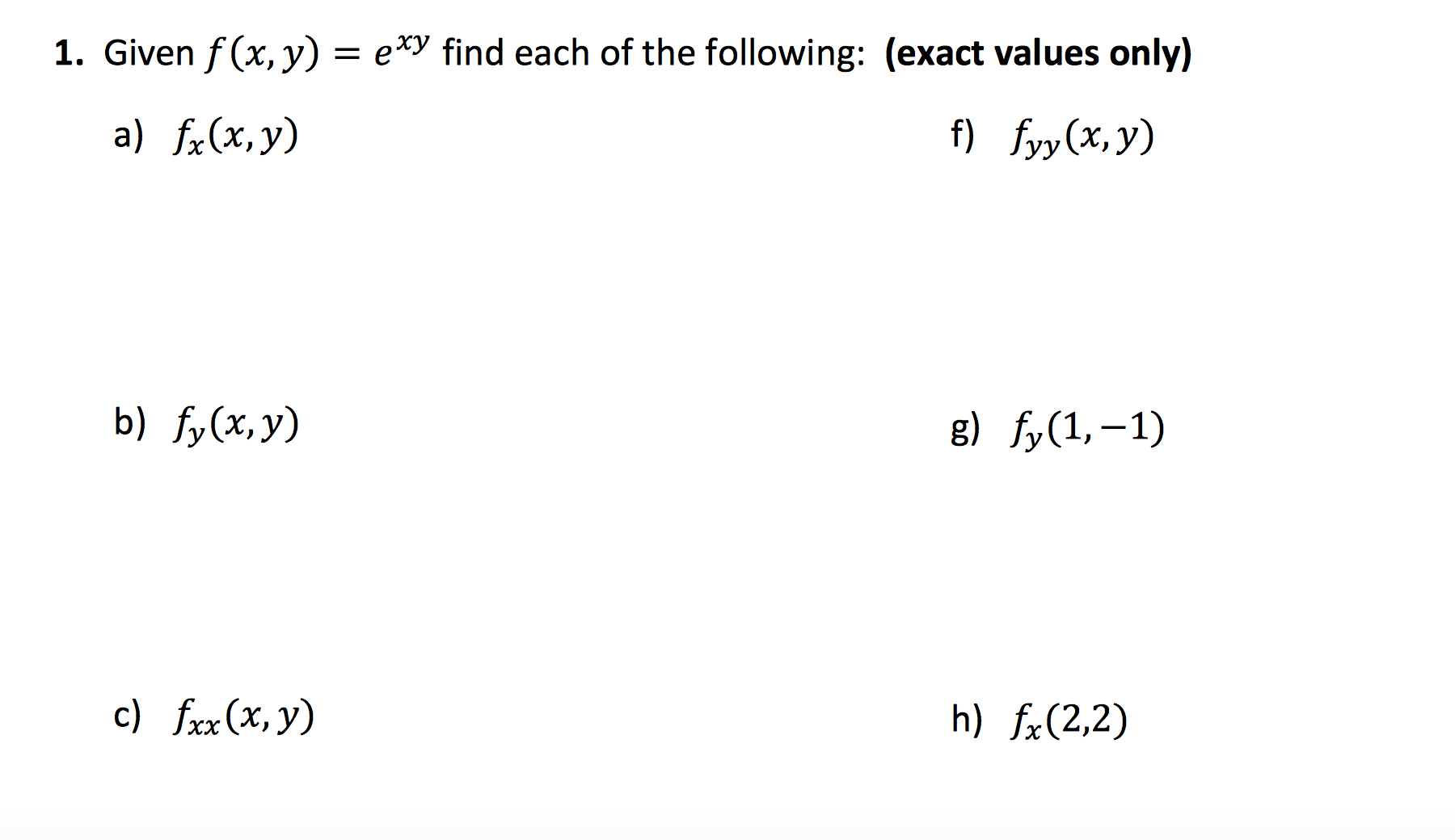 solved-given-f-x-y-e-xy-find-each-of-the-following-chegg