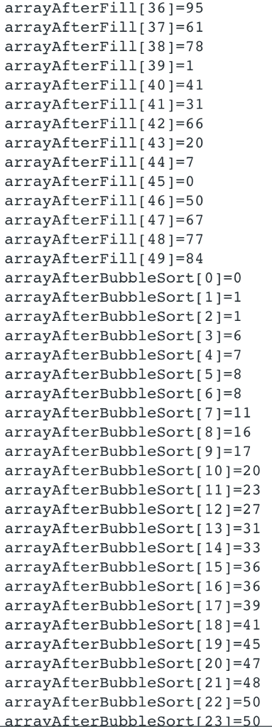 Solved 11 Bubble Sort Goal: order the array from smallest to | Chegg.com