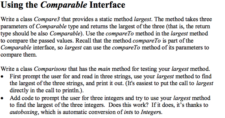 solved-using-the-comparable-interface-write-a-class-compare3-chegg