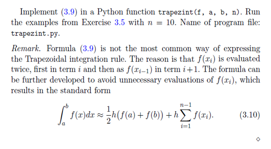 Solved Integrate a function by two trapezoids. We can | Chegg.com