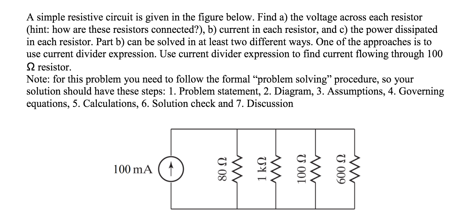 Solved A simple resistive circuit is given in the figure