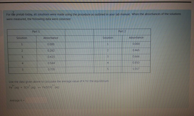 Solved have to answer the pre lab using the procedure in lab | Chegg.com