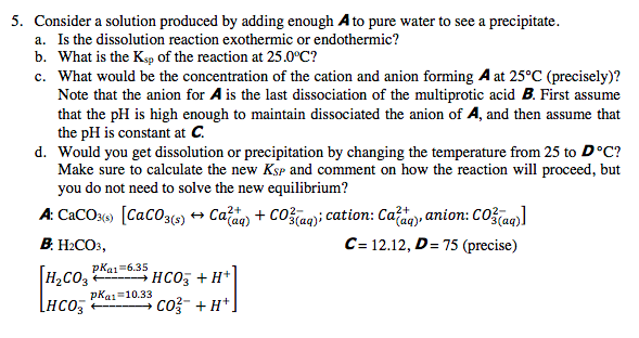 Consider a solution produced by adding enough A to | Chegg.com