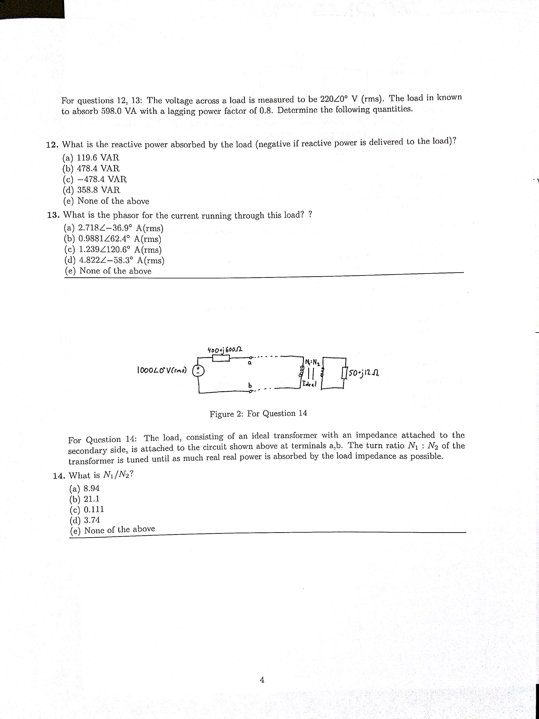 solved-the-voltage-across-a-load-is-measured-to-be-220-chegg