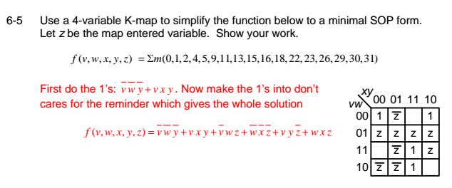 Solved **** NOTE: THE GUIDE BELOW IS OF A 4 VARIABLE AND | Chegg.com