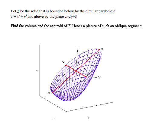 Solved Let T be the solid that is bounded below by the | Chegg.com