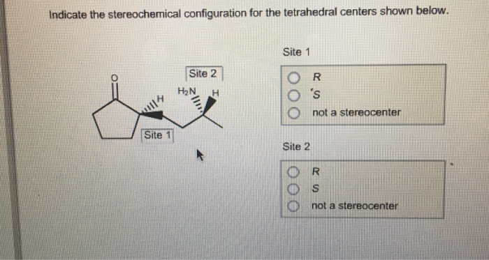 Solved Indicate the stereochemical configuration for the | Chegg.com