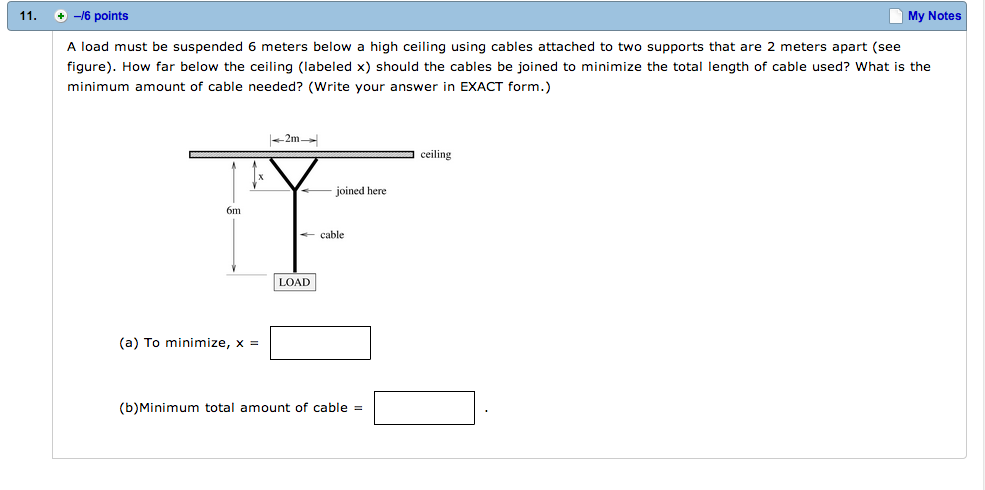 dfind the length of x cable needed