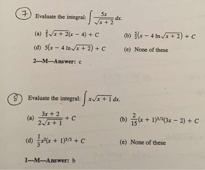 integral root x 2 2x 5