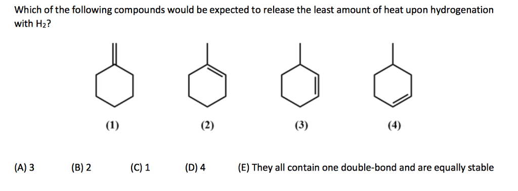Solved Which of the following compounds would be expected to | Chegg.com