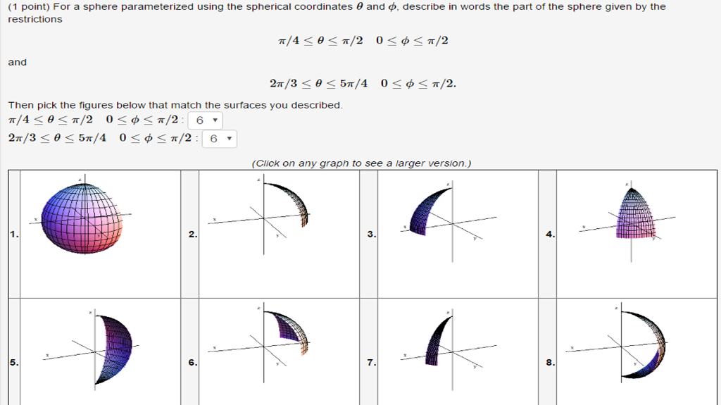 Solved For a sphere parameterized using the spherical | Chegg.com