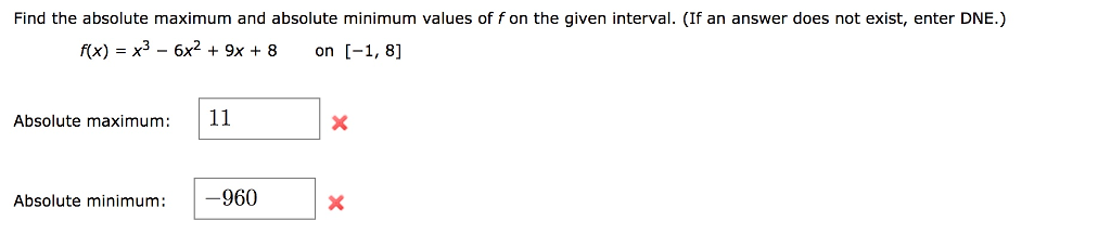 Solved Find The Absolute Maximum And Absolute Minimum Values Chegg
