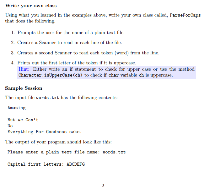 Solved How to you get it to print only uppercase characters? | Chegg ...