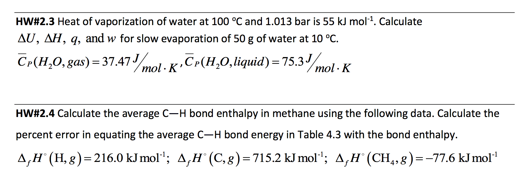 heat-of-vaporization-of-water-at-100degree-c-and-chegg