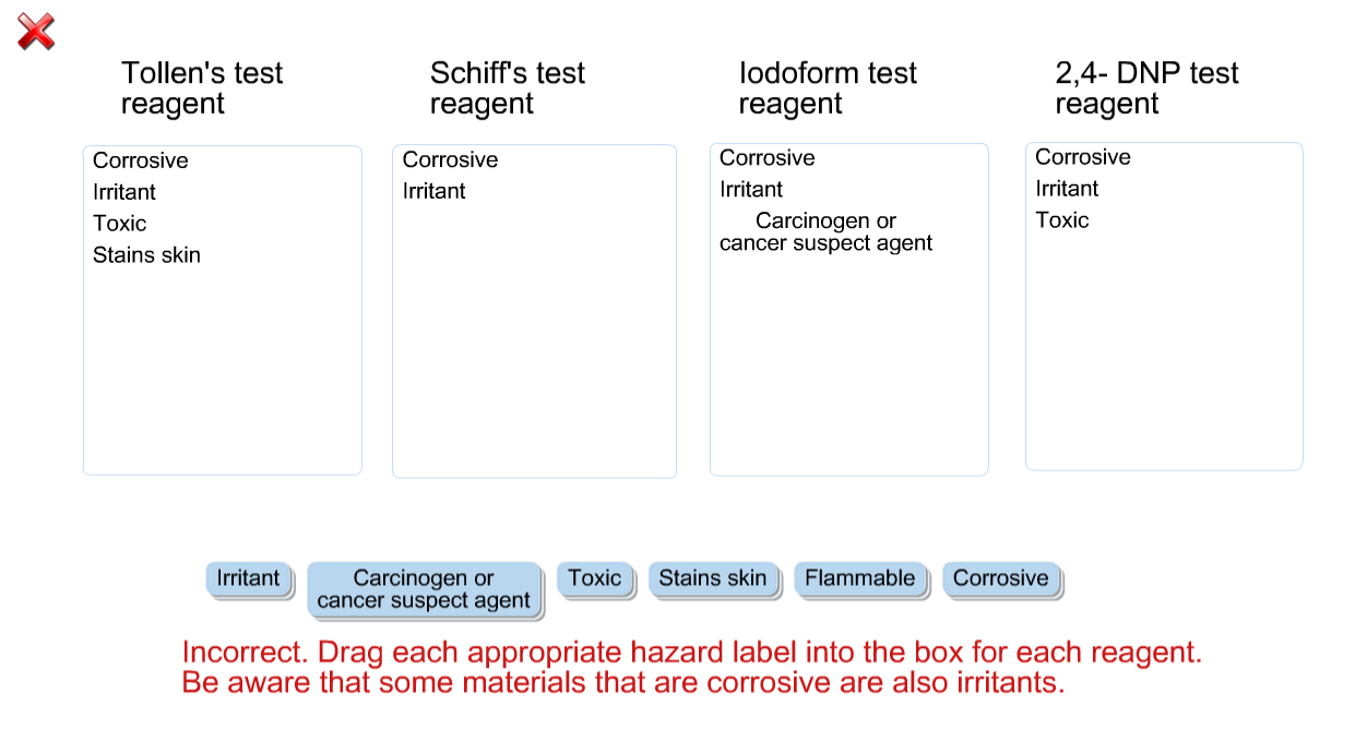 Solved Tollen's test Schiff's test reagent lodoform test