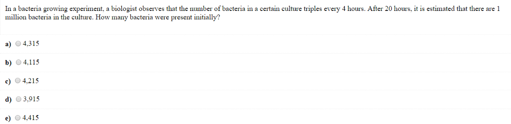 growing bacteria experiment hypothesis