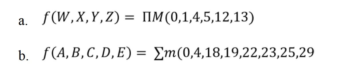 Solved 1.(Boolean Simplification) Use Karnaugh Maps (K-maps) | Chegg.com