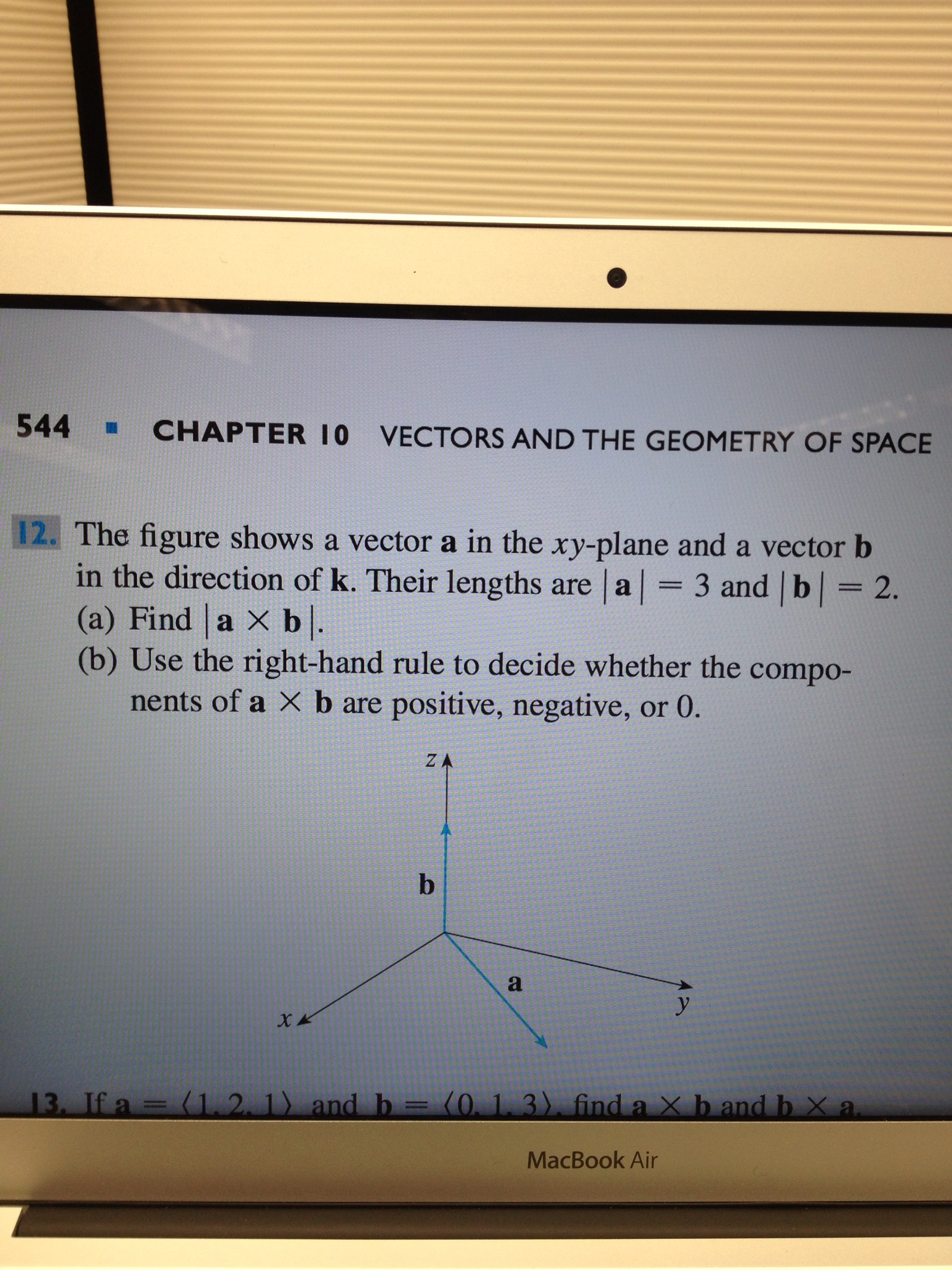 Solved The Figure Shows A Vector A In The Xy-plane And A | Chegg.com