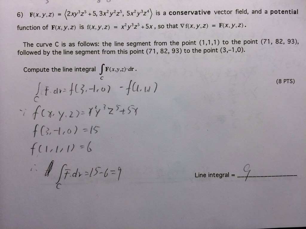 F x y z 2xy3z5 5 3x2y2z5 5x2y3z4 is a chegg