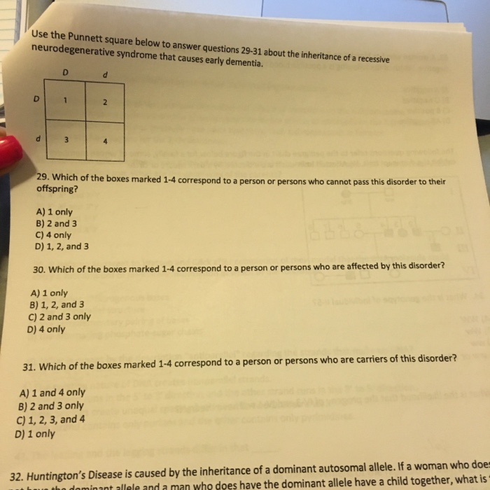 Solved Answer # 29-32 | Chegg.com