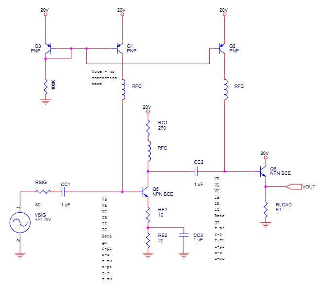 List all parameters and DC bias for each transistor | Chegg.com