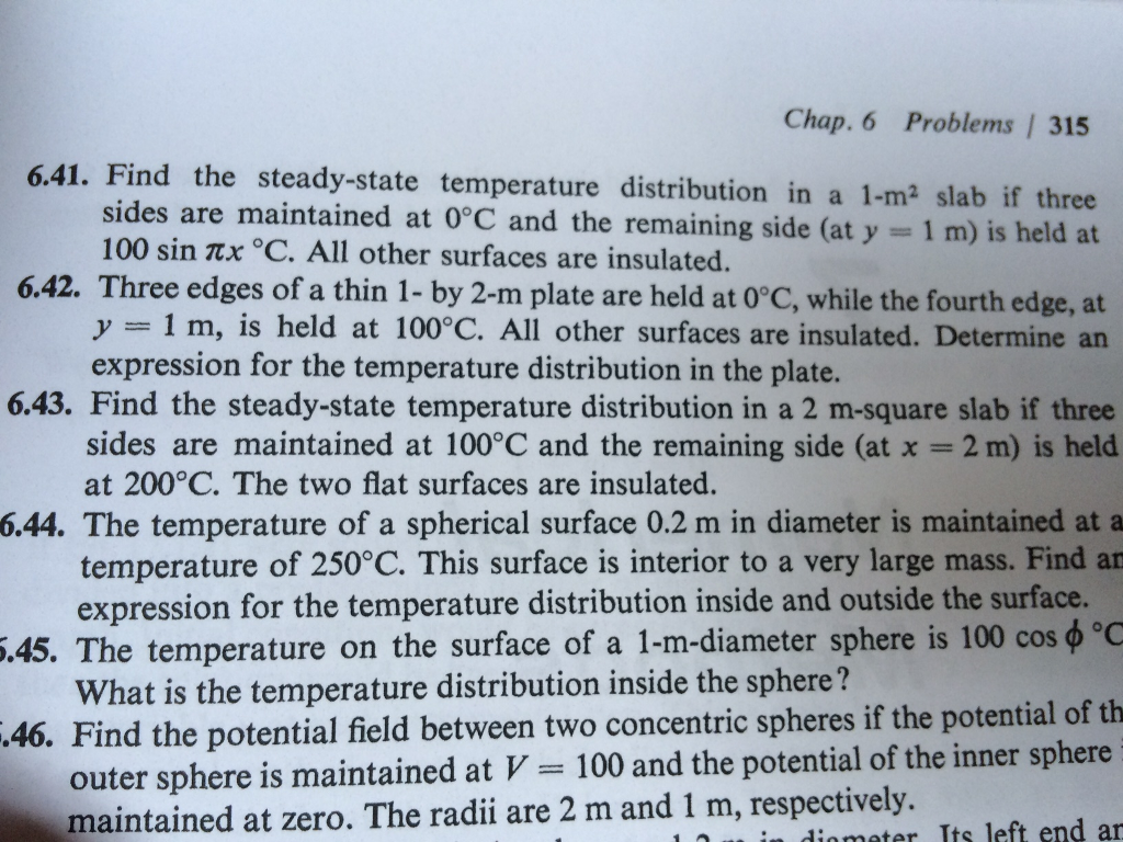 Solved Find the steady-state temperature distribution in a | Chegg.com