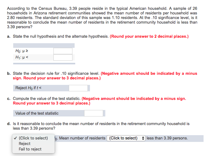 Solved According To The Census Bureau, 3.39 People Reside In | Chegg.com