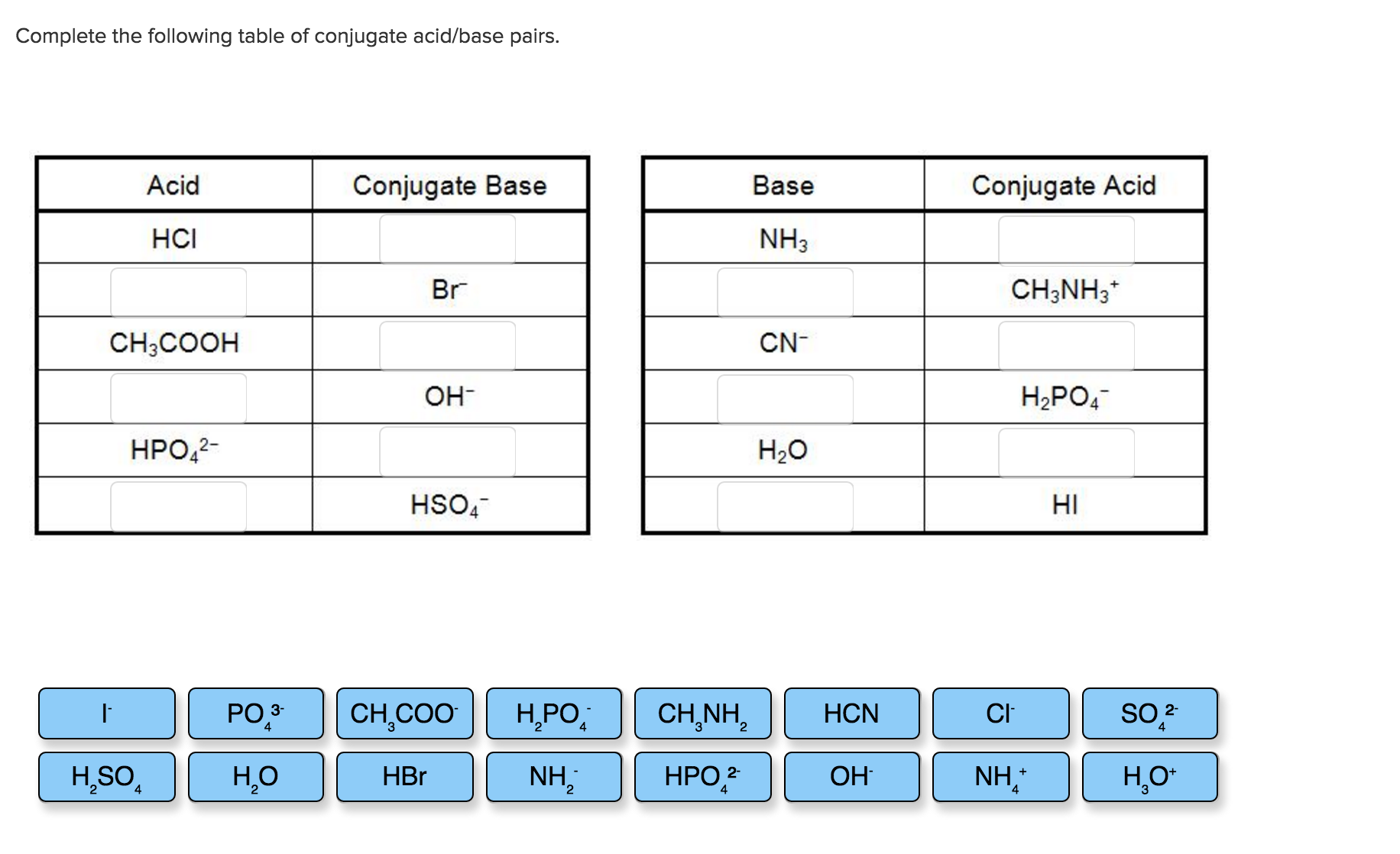 solved-complete-the-following-table-of-conjugate-acid-base-chegg