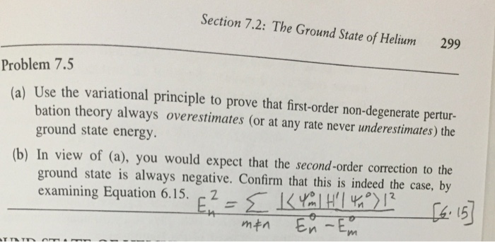 Solved Use The Variational Principle To Prove That | Chegg.com