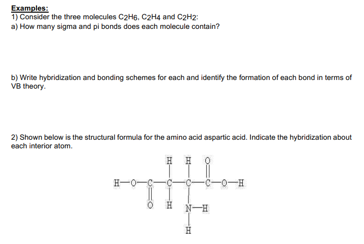 Solved Examples 1 Consider the three molecules C2H6 C2H4