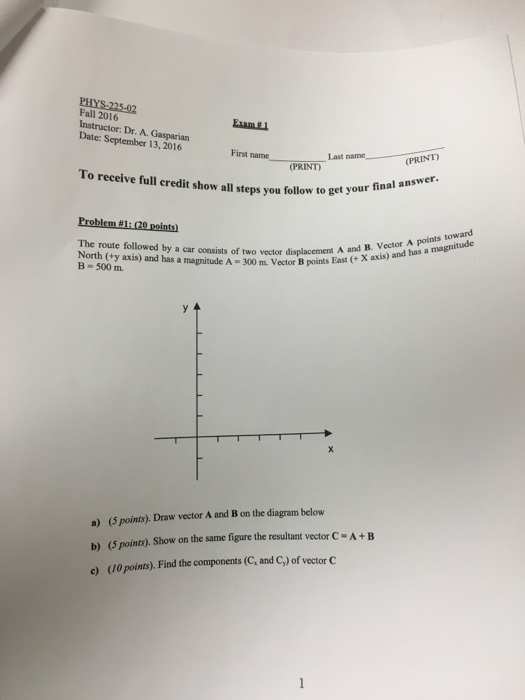 Solved The route followed by a car consists of two vector | Chegg.com